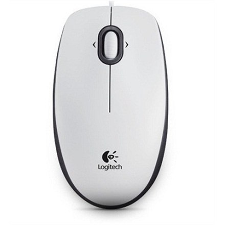 Logitech | Przenośna mysz optyczna | B100 | Biały Logitech | Przenośna mysz optyczna | B100 | Biały