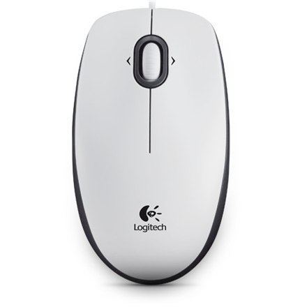 Logitech | Przenośna mysz optyczna | B100 | Biały Logitech | Przenośna mysz optyczna | B100 | Biały