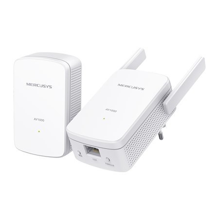 Mercusys | AV1000 Gigabit Powerline Wi-Fi Kit | MP510 KIT | 1000 Mbit/s | Ethernet LAN (RJ-45) ports 1 | 802.11n Mercusys | AV1000 Gigabit Powerline Wi-Fi Kit | MP510 KIT | 1000 Mbit/s | Ethernet LAN (RJ-45) ports 1 | 802.11n