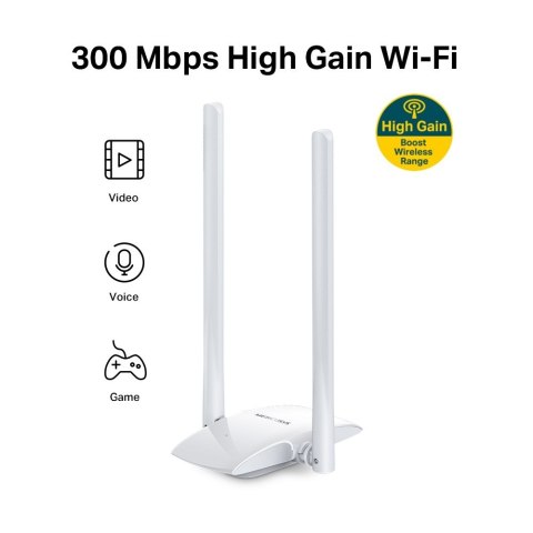 Mercusys | Karta sieciowa | IEEE 802.11b | IEEE 802.11g | IEEE 802.11n | USB 2.0 Mercusys | Karta sieciowa | IEEE 802.11b | IEEE 802.11g | IEEE 802.11n | USB 2.0