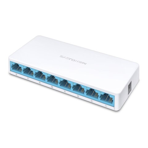 Mercusys | Switch | MS108 | Niezarządzany | Desktop | Ilość portów 10/100 Mbps (RJ-45) 8 | Ilość portów 1 Gbps (RJ-45) | Ilość p Mercusys | Switch | MS108 | Niezarządzany | Desktop | Ilość portów 10/100 Mbps (RJ-45) 8 | Ilość portów 1 Gbps (RJ-45) | Ilość p
