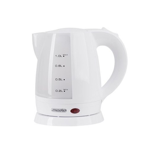 Mesko | Czajnik | MS 1276 | Standard | 1600 W | 1 L | Plastik | Podstawa obrotowa 360° | Biały Mesko | Czajnik | MS 1276 | Standard | 1600 W | 1 L | Plastik | Podstawa obrotowa 360° | Biały
