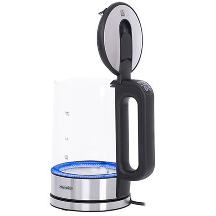 Mesko | Czajnik | MS 1301b | Elektryczny | 1850 W | 1,7 L | Szkło/stal nierdzewna | Podstawa obrotowa 360° | Czarny Mesko | Czajnik | MS 1301b | Elektryczny | 1850 W | 1,7 L | Szkło/stal nierdzewna | Podstawa obrotowa 360° | Czarny