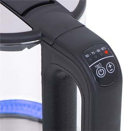 Mesko | Czajnik | MS 1301b | Elektryczny | 1850 W | 1,7 L | Szkło/stal nierdzewna | Podstawa obrotowa 360° | Czarny Mesko | Czajnik | MS 1301b | Elektryczny | 1850 W | 1,7 L | Szkło/stal nierdzewna | Podstawa obrotowa 360° | Czarny