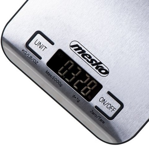 Mesko | Kitchen scale | MS 3169 black | Maximum weight (capacity) 5 kg | Graduation 1 g | Display type | Inox/Black Mesko | Kitchen scale | MS 3169 black | Maximum weight (capacity) 5 kg | Graduation 1 g | Display type | Inox/Black