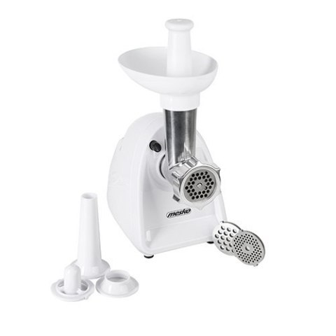 Mesko | Maszynka do mielenia mięsa | MS 4809 | Biały | 350 W | Liczba prędkości | Wydajność (kg/min) | Sito średniej wielkości; Mesko | Maszynka do mielenia mięsa | MS 4809 | Biały | 350 W | Liczba prędkości | Wydajność (kg/min) | Sito średniej wielkości;