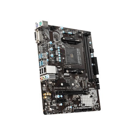 MSI | B450M-A PRO MAX | Processor family AMD | Processor socket AM4 | DDR4 DIMM | Memory slots 2 | Number of SATA connectors 4 | MSI | B450M-A PRO MAX | Processor family AMD | Processor socket AM4 | DDR4 DIMM | Memory slots 2 | Number of SATA connectors 4 |
