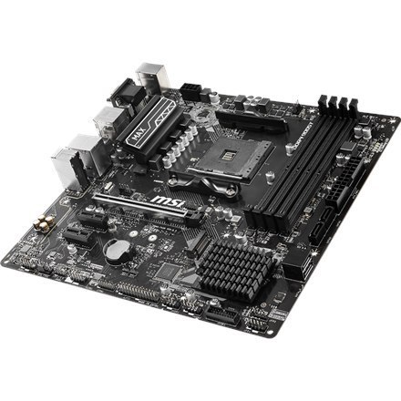 MSI | B450M PRO-VDH MAX | Processor family AMD | Processor socket AM4 | DDR4 DIMM | Memory slots 4 | Number of SATA connectors 4 MSI | B450M PRO-VDH MAX | Processor family AMD | Processor socket AM4 | DDR4 DIMM | Memory slots 4 | Number of SATA connectors 4