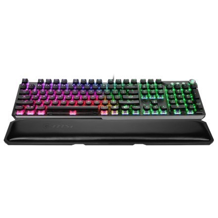 MSI | Gaming Keyboard | VIGOR GK71 SONIC BLUE | Gaming Keyboard | RGB LED light | US | Wired | Black | Numeric keypad | Blue Swi MSI | Gaming Keyboard | VIGOR GK71 SONIC BLUE | Gaming Keyboard | RGB LED light | US | Wired | Black | Numeric keypad | Blue Swi