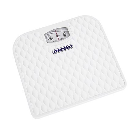 Mesko | Waga | MS 8160 | Mechaniczna | Maksymalna waga (udźwig) 130 kg | Dokładność 1000 g | Biała Mesko | Waga | MS 8160 | Mechaniczna | Maksymalna waga (udźwig) 130 kg | Dokładność 1000 g | Biała