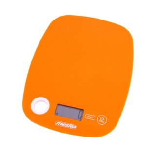Mesko | Waga kuchenna | MS 3159o | Maksymalna waga (nośność) 5 kg | Podziałka 1 g | Typ wyświetlacza LCD | Pomarańczowy