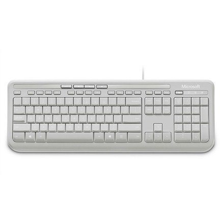 Microsoft | ANB-00032 | Wired Keyboard 600 | Standard | Wired | EN | 2 m | White | English | 595 g