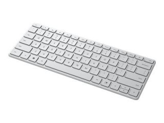 Microsoft | Designer Compact Keyboard | Compact Keyboard | Wireless | US | Bluetooth | Glacier | 288 g | Wireless connection