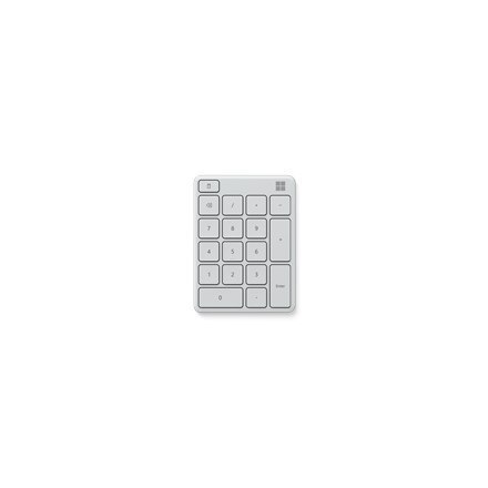 Microsoft | Numeric Keypad | MS NUMBER PAD | Numeric Keypad | Wireless | Batteries included | N/A | Bluetooth | Glacier | 81 g | Microsoft | Numeric Keypad | MS NUMBER PAD | Numeric Keypad | Wireless | Batteries included | N/A | Bluetooth | Glacier | 81 g |