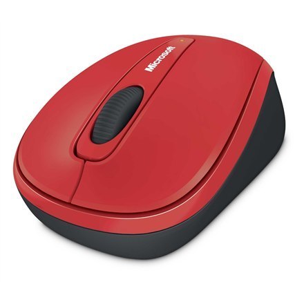 Microsoft | Wireless mouse | WMM 3500 | Black, Red Microsoft | Wireless mouse | WMM 3500 | Black, Red