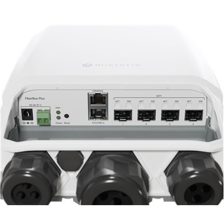 MikroTik CRS305-1G-4S+OUT FiberBox Plus MikroTik | FiberBox Plus | CRS305-1G-4S+OUT | Porty 1 Gbps (RJ-45) ilość 1 | Porty SFP i MikroTik CRS305-1G-4S+OUT FiberBox Plus MikroTik | FiberBox Plus | CRS305-1G-4S+OUT | Porty 1 Gbps (RJ-45) ilość 1 | Porty SFP i