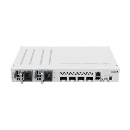 MikroTik | Przełącznik Chmury | CRS504-4XQ-IN | Bez Wi-Fi | 10/100 Mbit/s | Porty Ethernet LAN (RJ-45) 1 | Obsługa Sieci Mesh Br MikroTik | Przełącznik Chmury | CRS504-4XQ-IN | Bez Wi-Fi | 10/100 Mbit/s | Porty Ethernet LAN (RJ-45) 1 | Obsługa Sieci Mesh Br