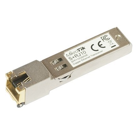 MikroTik S+RJ10 10G SFP+ na miedź RJ-45 | Prędkości 10/100/1000/10000 Mbit/s | Zasięg max 200 m | Wymaga aktywnego chłodzenia | MikroTik S+RJ10 10G SFP+ na miedź RJ-45 | Prędkości 10/100/1000/10000 Mbit/s | Zasięg max 200 m | Wymaga aktywnego chłodzenia |