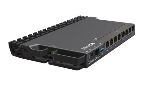 MikroTik Wired Ethernet Router RB5009UG+S+IN, Quad core 1.4 GHz CPU, 1xSFP+, 7xGigabit LAN, 1x2.5G LAN, 1xUSB, Can be powered in MikroTik Wired Ethernet Router RB5009UG+S+IN, Quad core 1.4 GHz CPU, 1xSFP+, 7xGigabit LAN, 1x2.5G LAN, 1xUSB, Can be powered in