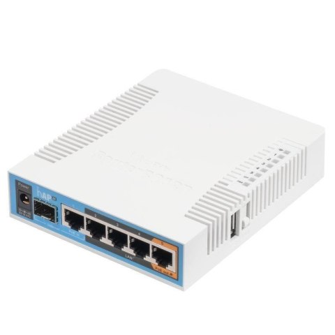 MikroTik | hAP ac | RB962UiGS-5HacT2HnT | 802.11ac | 2.4/5.0 | 1300 Mbit/s | 10/100/1000 Mbit/s | Ethernet LAN (RJ-45) portów 5 MikroTik | hAP ac | RB962UiGS-5HacT2HnT | 802.11ac | 2.4/5.0 | 1300 Mbit/s | 10/100/1000 Mbit/s | Ethernet LAN (RJ-45) portów 5