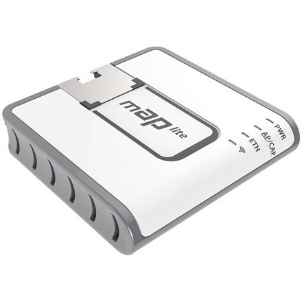 MikroTik | mAP lite | RBmAPL-2nD | 802.11n | 2.4 | 150 Mbit/s | 10/100 Mbit/s | Ethernet LAN (RJ-45) ports 1 | MU-MiMO No | PoE MikroTik | mAP lite | RBmAPL-2nD | 802.11n | 2.4 | 150 Mbit/s | 10/100 Mbit/s | Ethernet LAN (RJ-45) ports 1 | MU-MiMO No | PoE