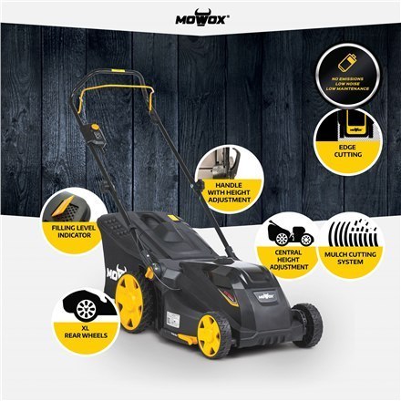 MoWox | 40V Comfort Series Cordless Lawnmower | EM 3840 PX-Li | Mowing Area 250 m² MoWox | 40V Comfort Series Cordless Lawnmower | EM 3840 PX-Li | Mowing Area 250 m²