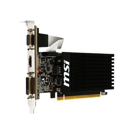 MSI | GT 710 2GD3H LP | NVIDIA | 2 GB | GeForce GT 710 | DDR3 | Porty DVI-D w ilości 1 | Porty HDMI w ilości 1 | PCI Express 2.0 MSI | GT 710 2GD3H LP | NVIDIA | 2 GB | GeForce GT 710 | DDR3 | Porty DVI-D w ilości 1 | Porty HDMI w ilości 1 | PCI Express 2.0