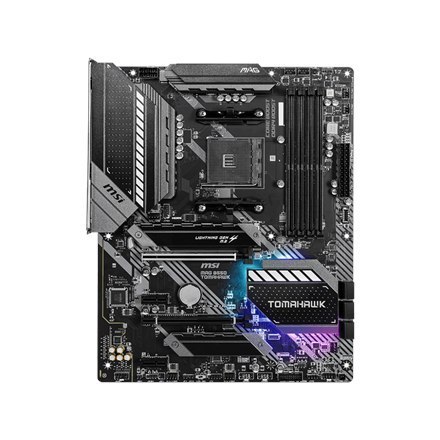 MSI | MAG B550 TOMAHAWK | Processor family AMD | Processor socket AM4 | DDR4 | Memory slots 4 | Number of SATA connectors | Chip MSI | MAG B550 TOMAHAWK | Processor family AMD | Processor socket AM4 | DDR4 | Memory slots 4 | Number of SATA connectors | Chip