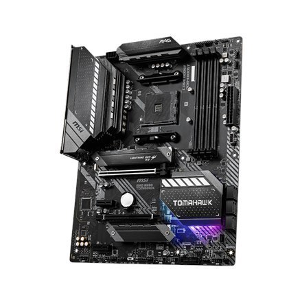 MSI | MAG B550 TOMAHAWK | Processor family AMD | Processor socket AM4 | DDR4 | Memory slots 4 | Number of SATA connectors | Chip MSI | MAG B550 TOMAHAWK | Processor family AMD | Processor socket AM4 | DDR4 | Memory slots 4 | Number of SATA connectors | Chip