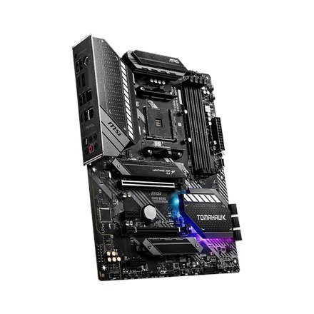 MSI | MAG B550 TOMAHAWK | Processor family AMD | Processor socket AM4 | DDR4 | Memory slots 4 | Number of SATA connectors | Chip MSI | MAG B550 TOMAHAWK | Processor family AMD | Processor socket AM4 | DDR4 | Memory slots 4 | Number of SATA connectors | Chip
