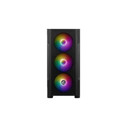 MSI MAG FORGE M100R Side window Black Micro ATX Tower Power supply included No