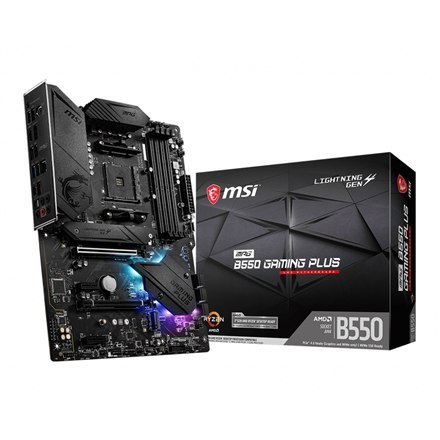 MSI | MPG B550 GAMING PLUS | Processor family AMD | Processor socket AM4 | DDR4 | Memory slots 4 | Number of SATA connectors | C MSI | MPG B550 GAMING PLUS | Processor family AMD | Processor socket AM4 | DDR4 | Memory slots 4 | Number of SATA connectors | C