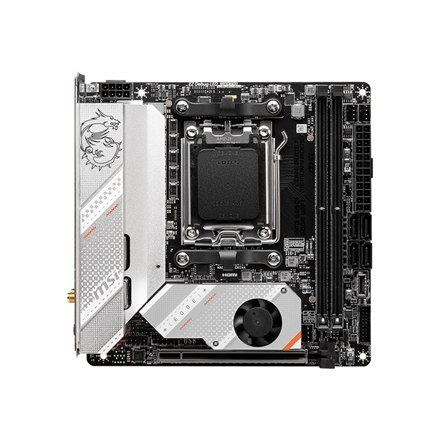 MSI | MPG B650I EDGE WIFI | Processor family AMD | Processor socket AM5 | DDR5 DIMM | Memory slots 2 | Supported hard disk drive MSI | MPG B650I EDGE WIFI | Processor family AMD | Processor socket AM5 | DDR5 DIMM | Memory slots 2 | Supported hard disk drive