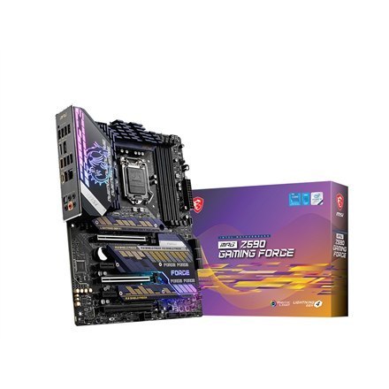 MSI | MPG Z590 GAMING FORCE | Processor family Intel | Processor socket LGA1200 | DDR4 DIMM | Memory slots 4 | Supported hard d MSI | MPG Z590 GAMING FORCE | Processor family Intel | Processor socket LGA1200 | DDR4 DIMM | Memory slots 4 | Supported hard d