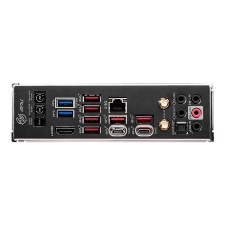 MSI | MPG Z790 CARBON WIFI | Rodzina procesorów Intel | Gniazdo procesora LGA1700 | DDR5 | Obsługiwane interfejsy dysków twardyc MSI | MPG Z790 CARBON WIFI | Rodzina procesorów Intel | Gniazdo procesora LGA1700 | DDR5 | Obsługiwane interfejsy dysków twardyc