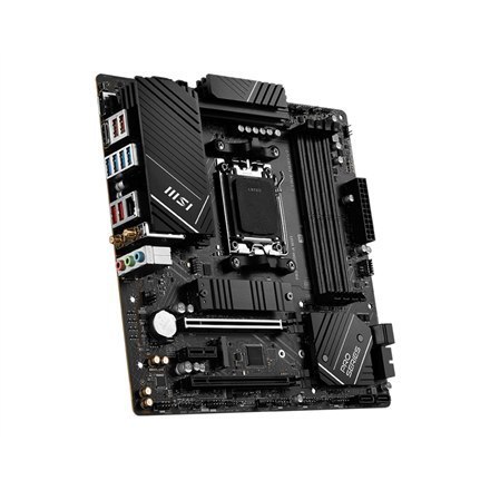 MSI | PRO B650M-A WIFI | Rodzina procesora AMD | Gniazdo procesora AM5 | DDR5 DIMM | Sloty pamięci 4 | Obsługiwane interfejsy dy MSI | PRO B650M-A WIFI | Rodzina procesora AMD | Gniazdo procesora AM5 | DDR5 DIMM | Sloty pamięci 4 | Obsługiwane interfejsy dy