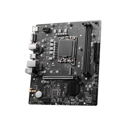 MSI | PRO H610M-E DDR4 | Processor family Intel | Processor socket LGA1700 | DDR4 DIMM | Memory slots 2 | Supported hard disk d MSI | PRO H610M-E DDR4 | Processor family Intel | Processor socket LGA1700 | DDR4 DIMM | Memory slots 2 | Supported hard disk d