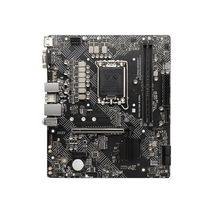 MSI | PRO H610M-G | Rodzina procesorów Intel | Gniazdo procesora LGA1700 | DDR5 | Obsługiwane interfejsy dysków twardych SATA, M MSI | PRO H610M-G | Rodzina procesorów Intel | Gniazdo procesora LGA1700 | DDR5 | Obsługiwane interfejsy dysków twardych SATA, M