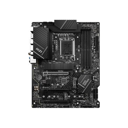 MSI | PRO Z790-P WIFI DDR4 | Processor family Intel | Processor socket LGA1700 | DDR4 DIMM | Memory slots 4 | Supported hard di MSI | PRO Z790-P WIFI DDR4 | Processor family Intel | Processor socket LGA1700 | DDR4 DIMM | Memory slots 4 | Supported hard di