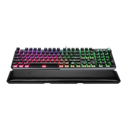 MSI | VIGOR GK71 SONIC RED US | Klawiatura dla graczy | Podświetlenie LED RGB | US | Przewodowa | Czarna MSI | VIGOR GK71 SONIC RED US | Klawiatura dla graczy | Podświetlenie LED RGB | US | Przewodowa | Czarna