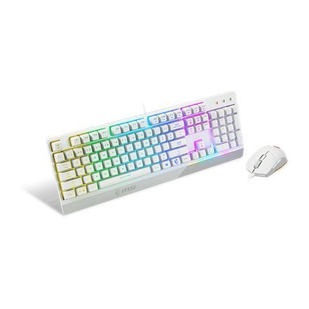 MSI | Vigor GK30 COMBO WHITE | Zestaw klawiatura i mysz | Przewodowa | Mysz w zestawie | USA | Biały | g MSI | Vigor GK30 COMBO WHITE | Zestaw klawiatura i mysz | Przewodowa | Mysz w zestawie | USA | Biały | g