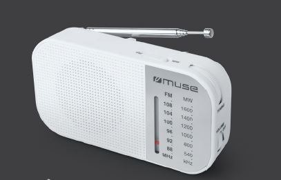 Muse | M-025 RW | Przenośne radio | Biały Muse | M-025 RW | Przenośne radio | Biały