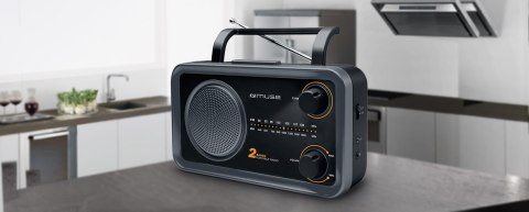 Muse | M-06DS | AUX in | Grey | 2-zakresowe radio przenośne Muse | M-06DS | AUX in | Grey | 2-zakresowe radio przenośne