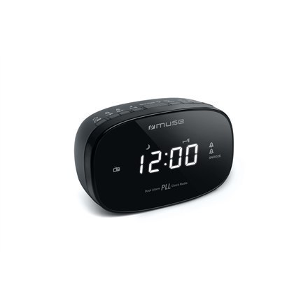 Muse | M-155CR | Alarm function | Dual Alarm Clock Radio PLL | Black Muse | M-155CR | Alarm function | Dual Alarm Clock Radio PLL | Black