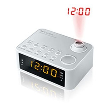 Muse | M-178PW | Biały | Radio z zegarem Muse | M-178PW | Biały | Radio z zegarem