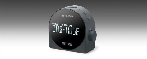 Muse M-185 CDB DAB/DAB+ DUAL Alarm Clock Radio, Portable, Black Muse | M-185 CDB | Alarm function | Black Muse M-185 CDB DAB/DAB+ DUAL Alarm Clock Radio, Portable, Black Muse | M-185 CDB | Alarm function | Black