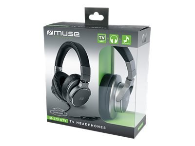 Muse | M-275 CTV | TV Headphones | Wireless/Wired | On-Ear | Black