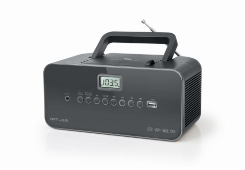 Muse | M-28DG | Przenośne radio | AUX in | Szary Muse | M-28DG | Przenośne radio | AUX in | Szary