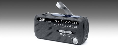 Muse | MH-07DS | Czarny | Zasilacz radiowy z dynamem i baterią słoneczną Muse | MH-07DS | Czarny | Zasilacz radiowy z dynamem i baterią słoneczną