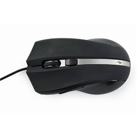 Mysz G-laser Gembird MUS-GU-02 Przewodowa USB Czarna Mysz G-laser Gembird MUS-GU-02 Przewodowa USB Czarna